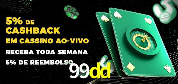 Promoções do cassino ao Vivo 99dd